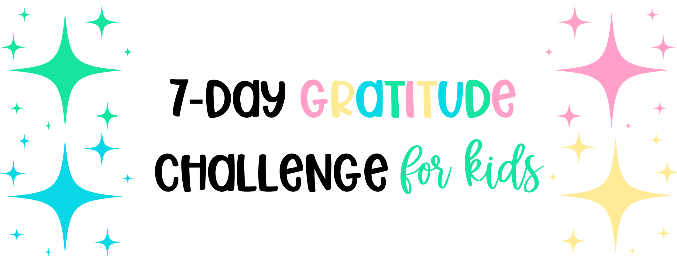 7 day gratitude challenge for kids