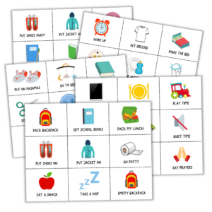 visual routine cards